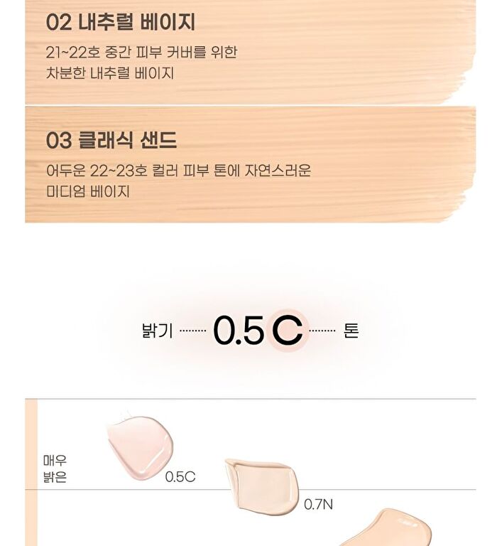 peripera Double Longwear Cover Concealer - 5 Colors - #02 Natural Beige