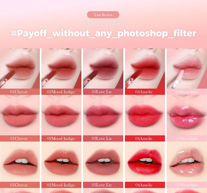 Blessed Moon Fluffy Lip Tint - 7 Colors - #01 Cheeze