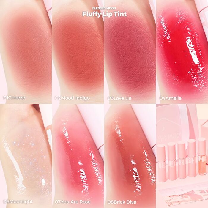 Blessed Moon Fluffy Lip Tint - 7 Colors - #01 Cheeze