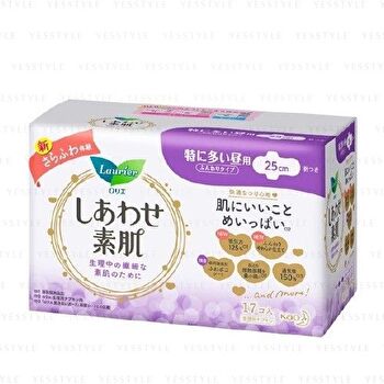 Laurier Happy Bare Skin Feminine Pads 25cm - 17 pcs