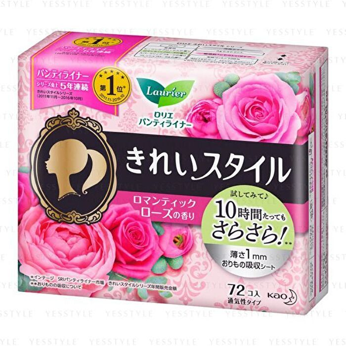 Laurier Pretty Style Liners - Fresh Floral - 72 pcs