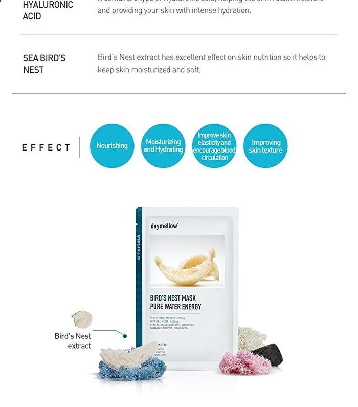 Pure Water Energy Mask Set - 3 Types - #01 Seaweed