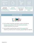 Pure Water Energy Mask Set - 3 Types - #01 Seaweed