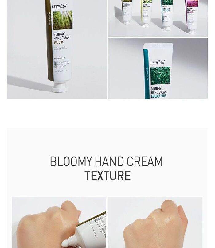 Bloomy Hand Cream - 4 Types - #01 Mandarin