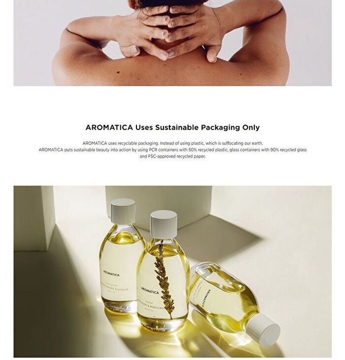 Aromatica Circulating Body Oil Juniper Berry & Ginger - 100ml