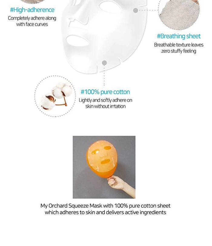 My Orchard Squeeze Mask Set - 9 Types - Nutrition Ampoule - Shea Butter