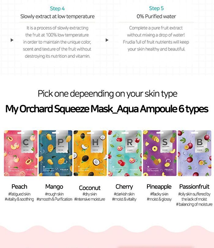 My Orchard Squeeze Mask Set - 9 Types - Nutrition Ampoule - Shea Butter