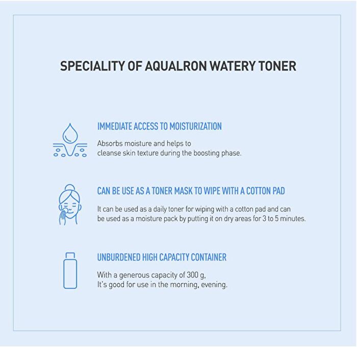 Aqualron Watery Toner - 300ml