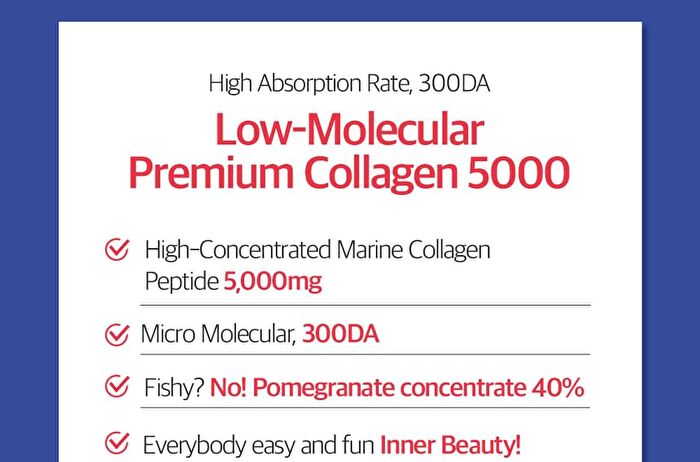 Green Monster Premium Collagen 5000 - 20g x 15 packets