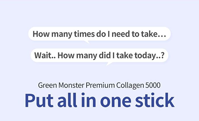 Green Monster Premium Collagen 5000 - 20g x 15 packets