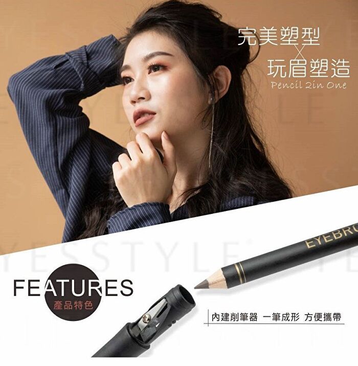 2 In One Eyebrow Pencil - 02 Brown