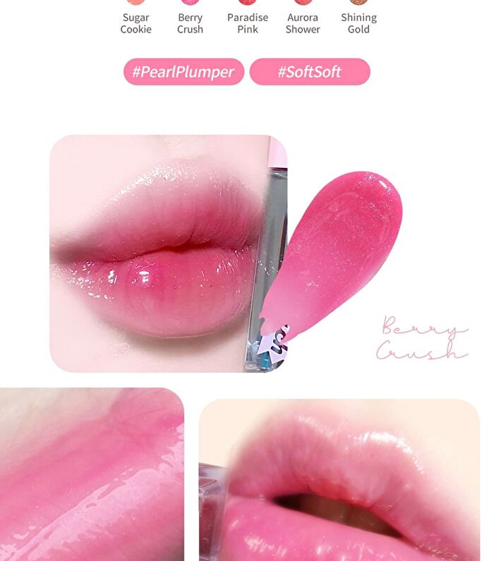 Jelly Lip Plumper Tint - 15 Colors - #P01 Sparkling Champange