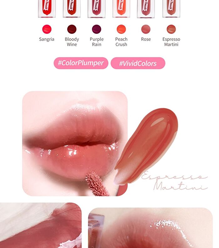 Jelly Lip Plumper Tint - 15 Colors - #P02 Sangria