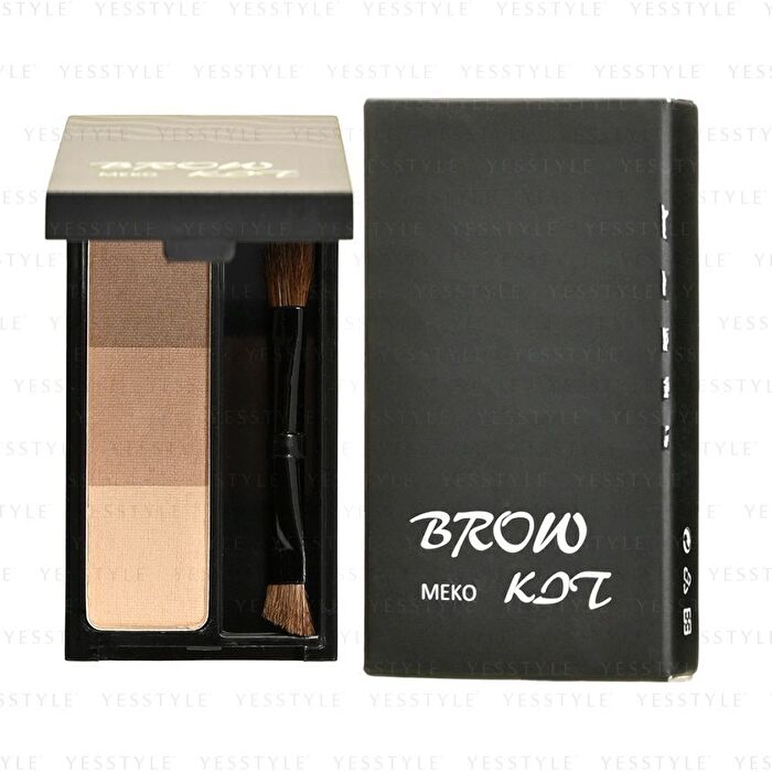 Meko Soft Matte 3D Brow Powder Kit - BP02 Black Tea Latte