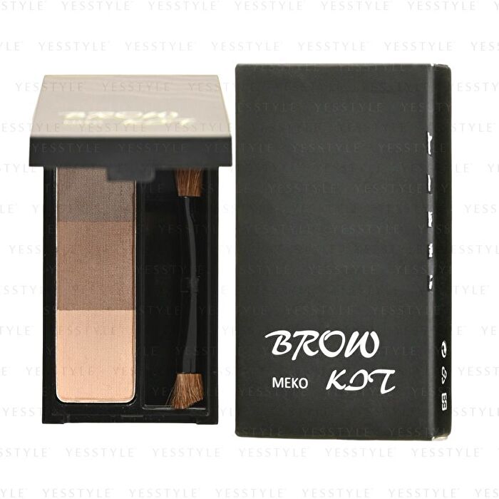 Meko Soft Matte 3D Brow Powder Kit - BP02 Black Tea Latte