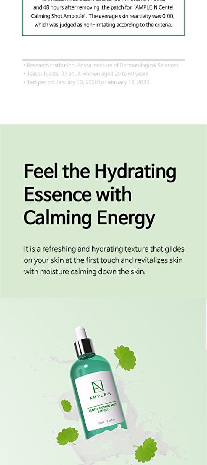 Centel Calming Shot Ampoule Jumbo - 100ml