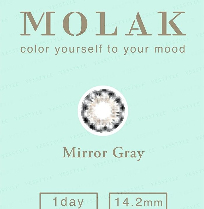Molak 1 Day Color Lens Mirror Gray 10 pcs - P-2.50 (10 pcs)