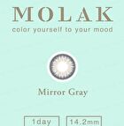 Molak 1 Day Color Lens Mirror Gray 10 pcs - P-2.50 (10 pcs)
