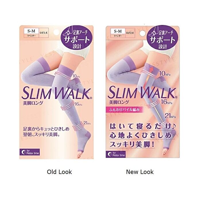 Compression Open-Toe Stockings For Relax Time - 1 pair - Lavender - M-L