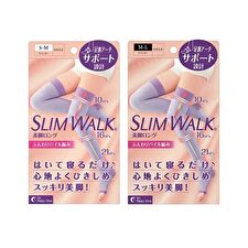 Compression Open-Toe Stockings For Relax Time - 1 pair - Lavender - M-L