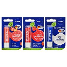 Nivea 24H Melt-In Long Lasting Moisture Caring Lip Balm - 1 pc