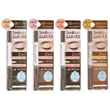 New Born Lasting W Brow EX 2 In 1 Eyebrow Liquid - 01 Grayish Brown