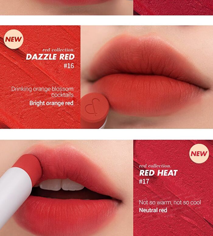 romand Zero Matte Lipstick NEW - 20 Colors - #03 Silhouette