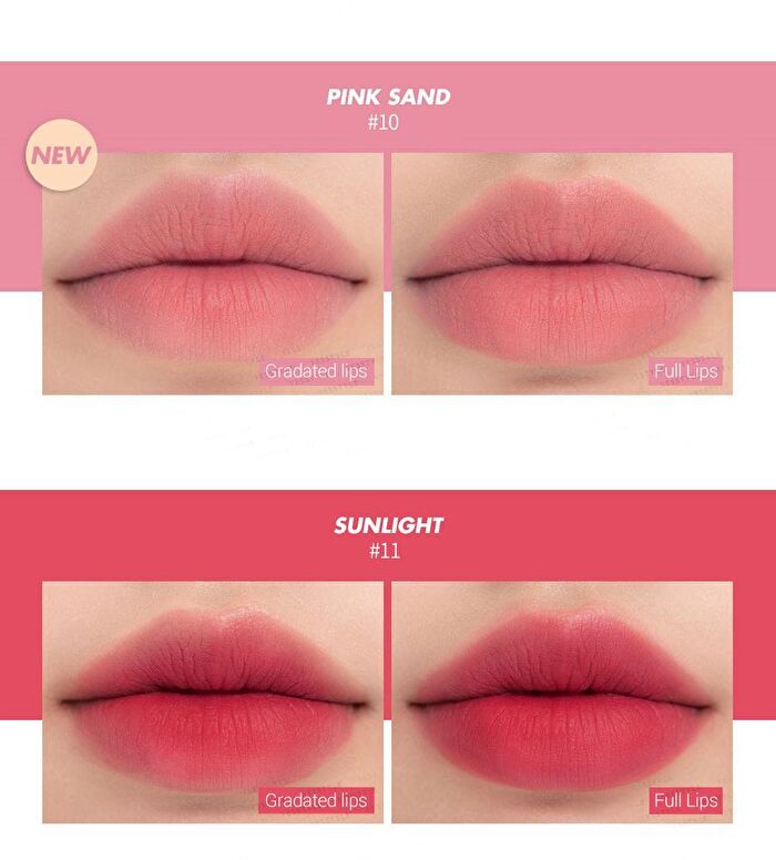 romand Zero Matte Lipstick NEW - 20 Colors - #10 Pink Sand