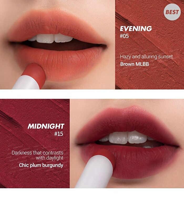 romand Zero Matte Lipstick NEW - 20 Colors - #12 Something
