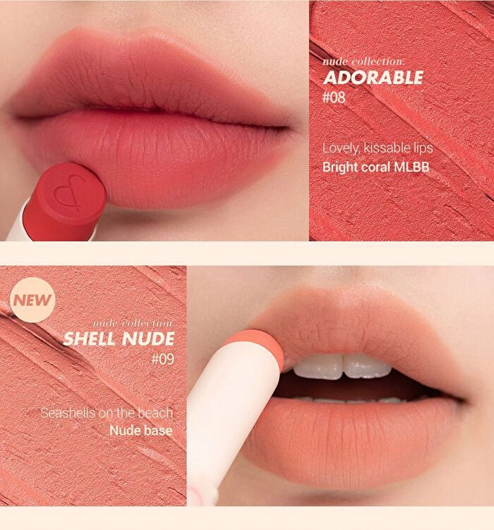 Zero Matte Lipstick NEW - 20 Colors - #15 Midnight