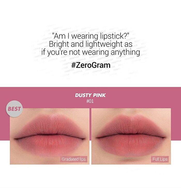 Zero Matte Lipstick NEW - 20 Colors - #16 Dazzle Red