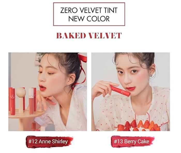 romand Zero Velvet Tint Baked Velvet Series - 4 Colors - #15 Rusk Rusk