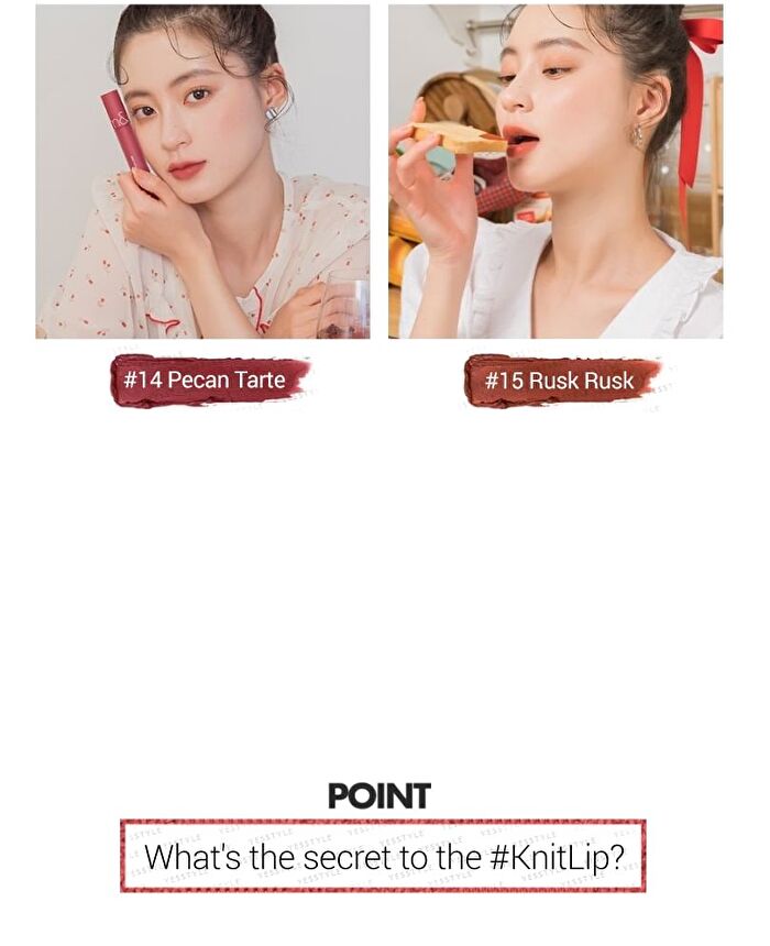 romand Zero Velvet Tint Baked Velvet Series - 4 Colors - #15 Rusk Rusk