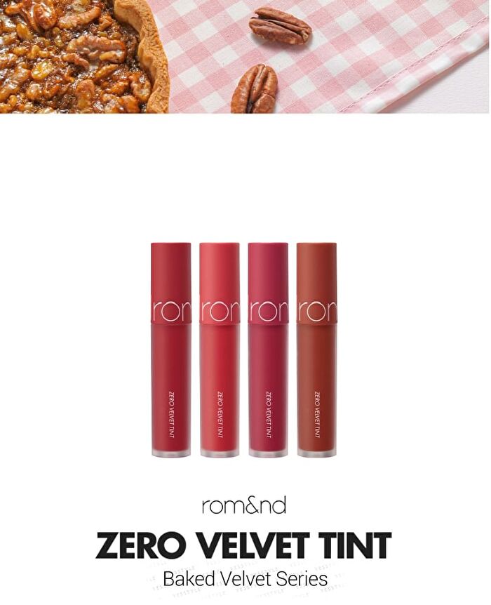 romand Zero Velvet Tint Baked Velvet Series - 4 Colors - #15 Rusk Rusk