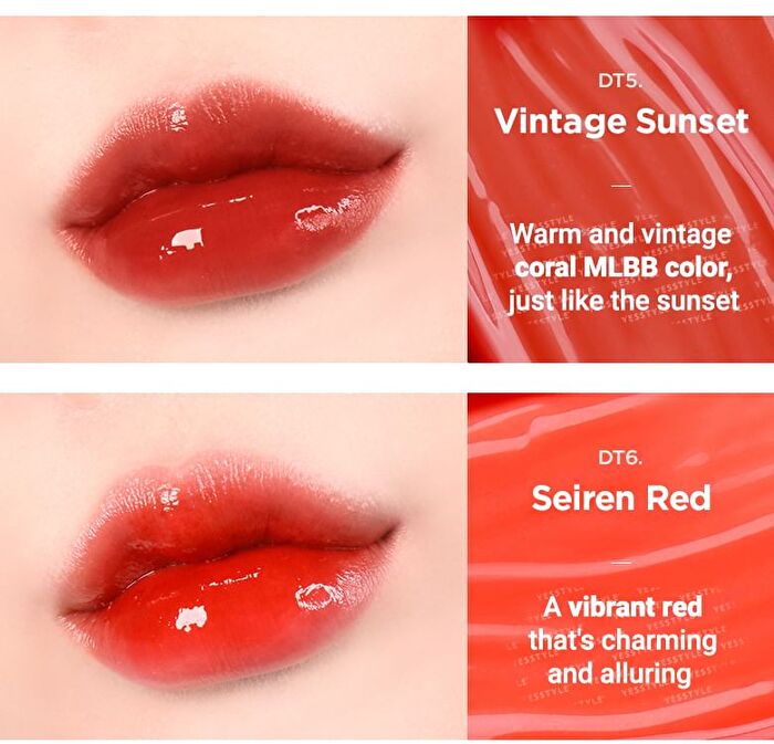 Aurora Dewy Tint - 11 Colors - #DT6 Seiren Red