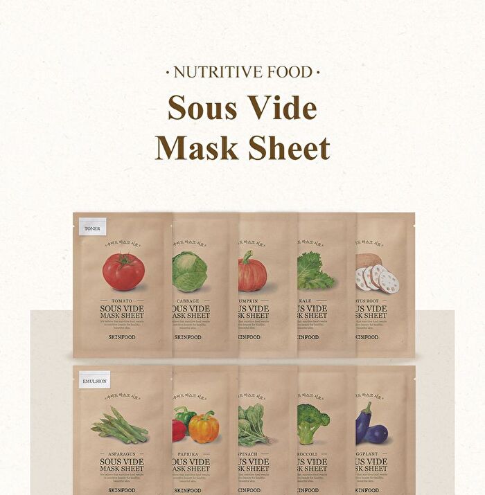 Skinfood Sous Vide Mask Sheet - 10 Types - #05 Kale