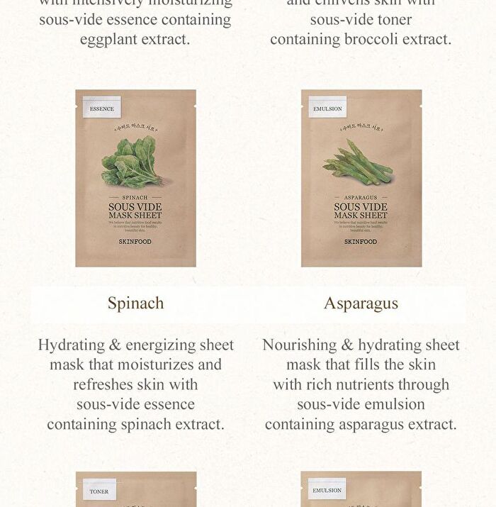 Skinfood Sous Vide Mask Sheet - 10 Types - #05 Kale