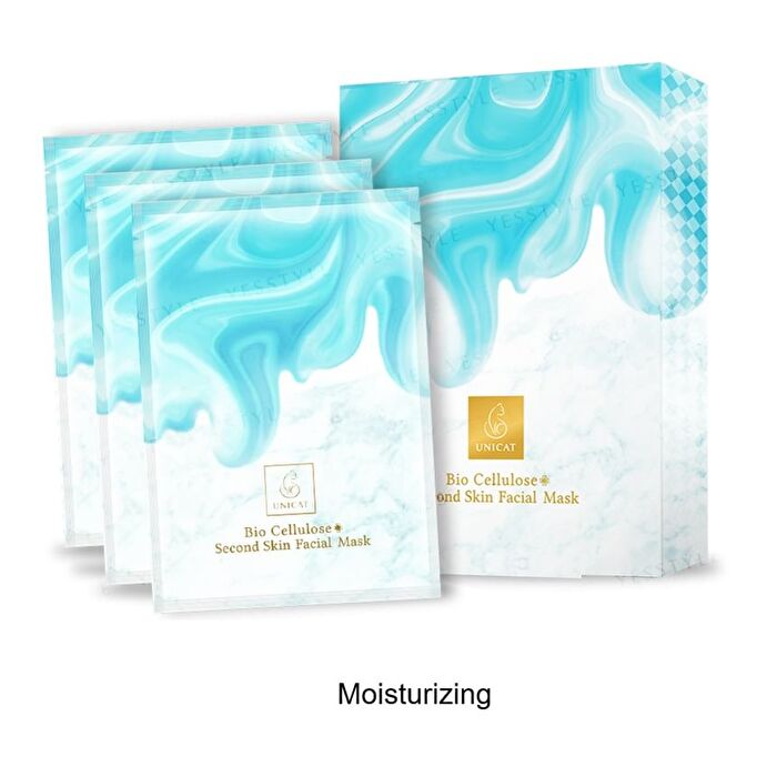 Unicat Bio Cellulose Second Skin Facial Mask - Whitening - 3 pcs