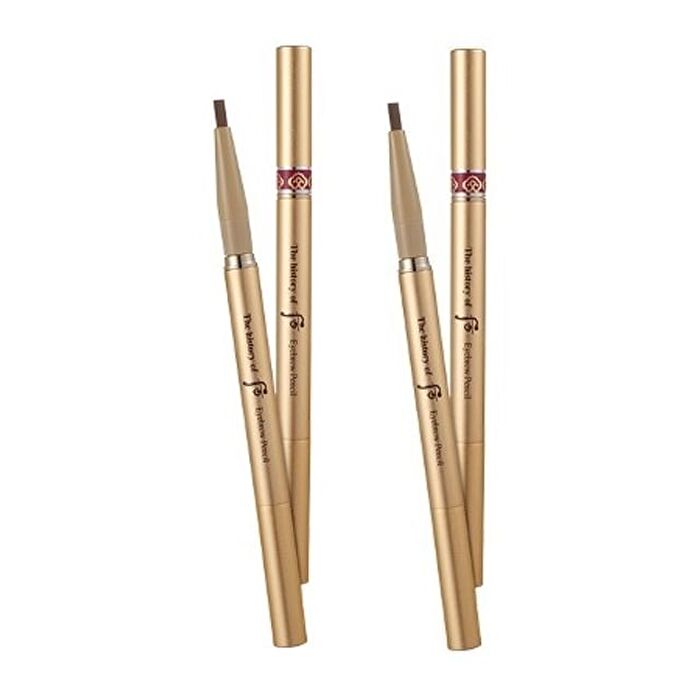 Gongjinhyang Mi Eyebrow Pencil Set - 2 Colors - #02 Brown