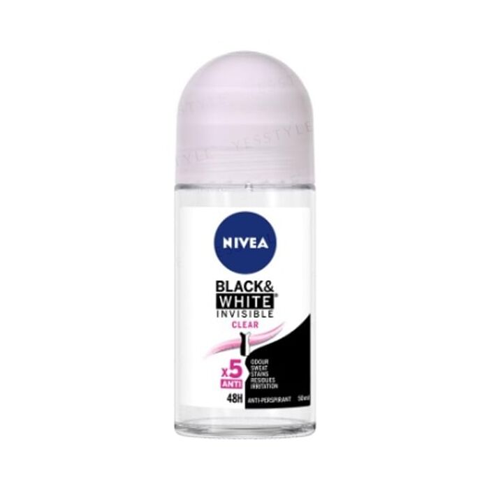Black & White Invisible Roll On Clear - 50ml
