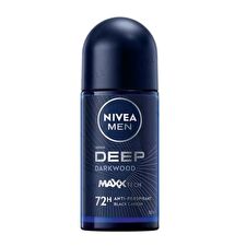 Nivea Men Deep Darkwood Anti-Perspirant Black Carbon Roll On - 50ml