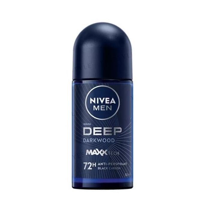Men Deep Darkwood Anti-Perspirant Black Carbon Roll On - 50ml
