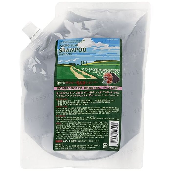 Zacro Sumi Shampoo Refill - 800ml