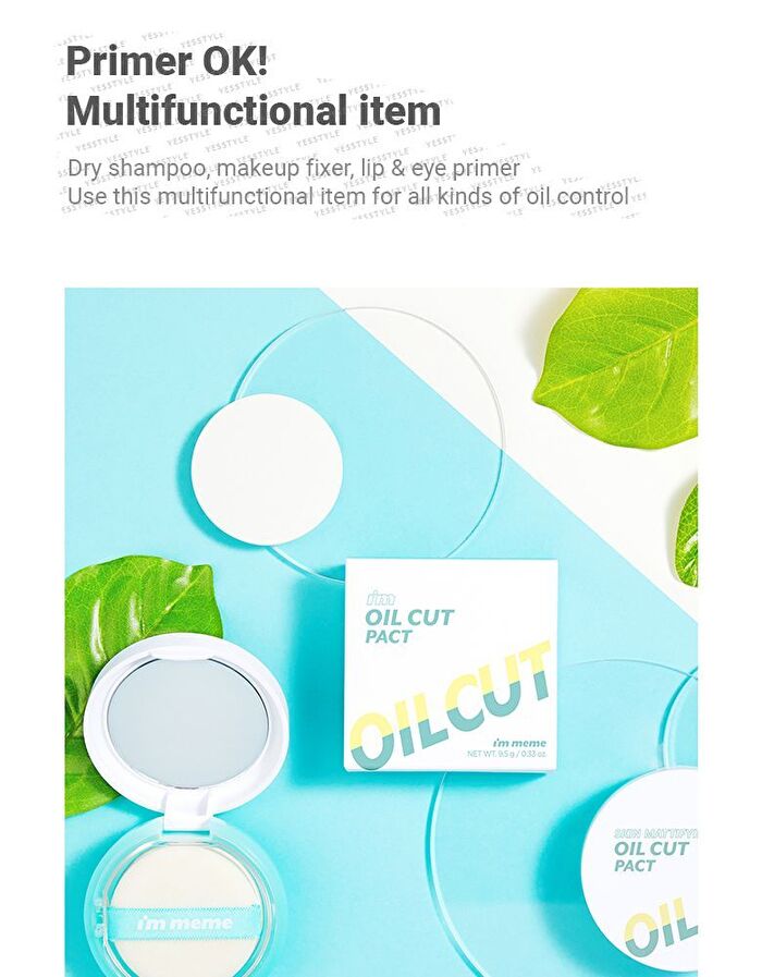 I\'m Meme I\'M Oil Cut Pact - #001 Skin Mattifying