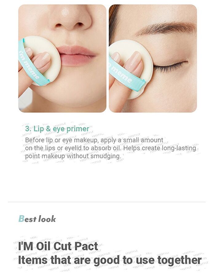 I\'m Meme I\'M Oil Cut Pact - #001 Skin Mattifying