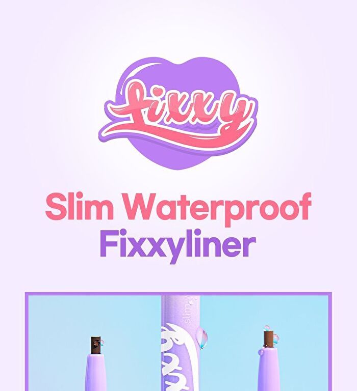 Slim Waterproof Fixxy Liner - 3 Colors - #01 Black
