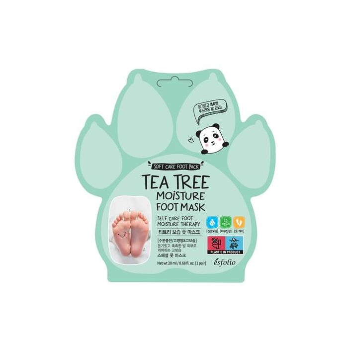 esfolio Tea Tree Moisture Foot Mask - 20ml x 1 pair