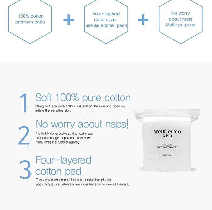G Plus Premium Pure Cotton Sheet - 165 pcs