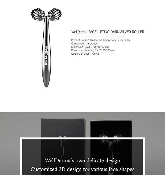Face Lifting Dark Silver Roller - 1 pc