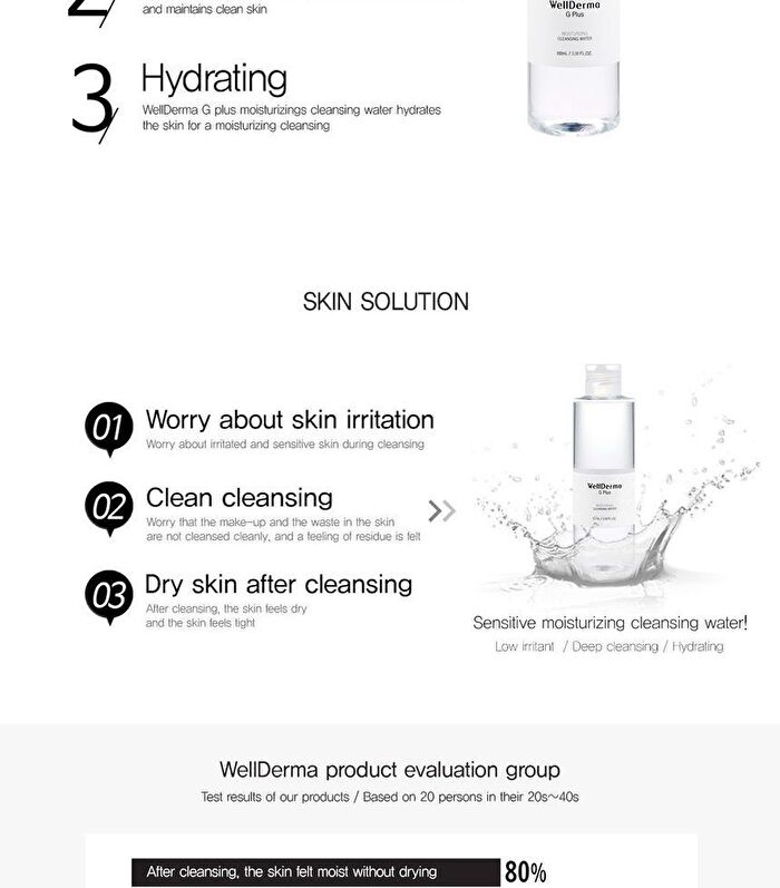 G Plus Moisturizing Cleansing Water Mini - 100ml